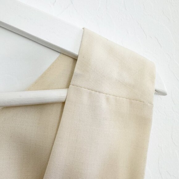 Vintage Marina Babini Wool Holiday Party Dress Cocktail Old Money in Navy Blue - Picture 6 of 10